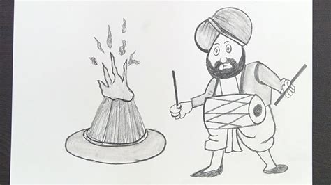 The festival is widely celebrated in every state of india. Drawing For Lohri || Lohri Drawing || Lohri Festival ...
