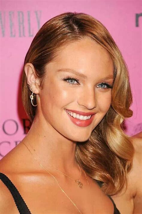 Candice Candice Swanepoel Hair Woman Smile Candice Swanepoel Style