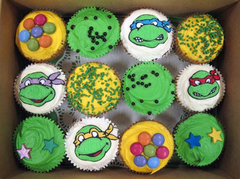 Teenage Mutant Ninja Turtle Cupcakes Crumbs And Doilies News