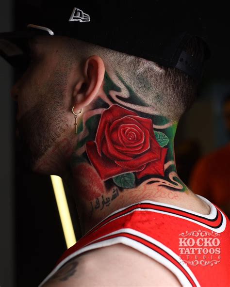 top more than 71 rose neck tattoos best thtantai2