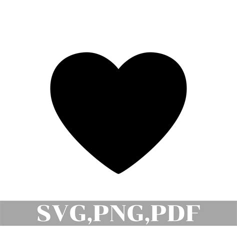 Heart Svg Cut File Instant Download Vinyl And Craft Cutting Etsy Uk