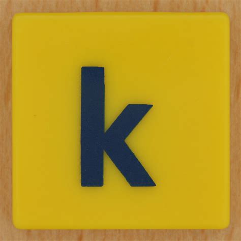 Junior Scrabble Letter K Flickr Photo Sharing