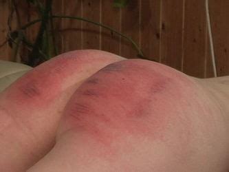 Spanking Pass Clips Natasha Very Hard Caning By Lying Prone With