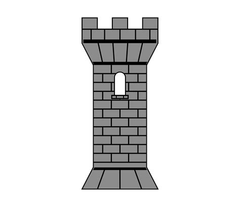 Castle Tower Cartoon Vector 658726 Vector Art At Vecteezy