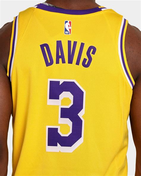 Nike Anthony Davis 3 Los Angeles Lakers 20 Icon Swingman Jersey