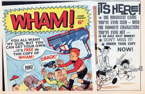Blimey The Blog Of British Comics Colour Ad For Wham No1 1964