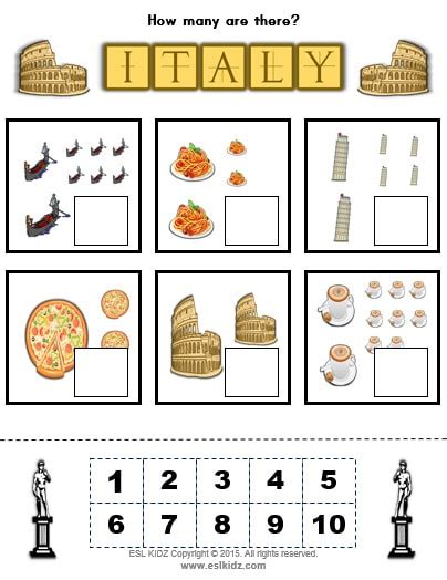 Italy Worksheets Activities Games And Worksheets For Kids