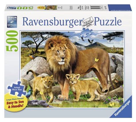 Lion Jigsaw Puzzle 1000 Piece Panoramic Jigsaw Puzzle Animals