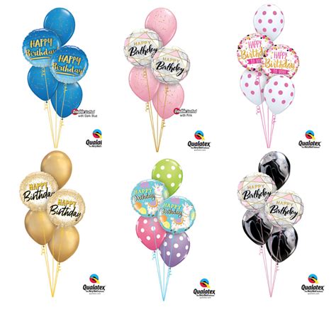 Balloon Cluster Classic Happy Birthday Balloon Bouquet Mr Party