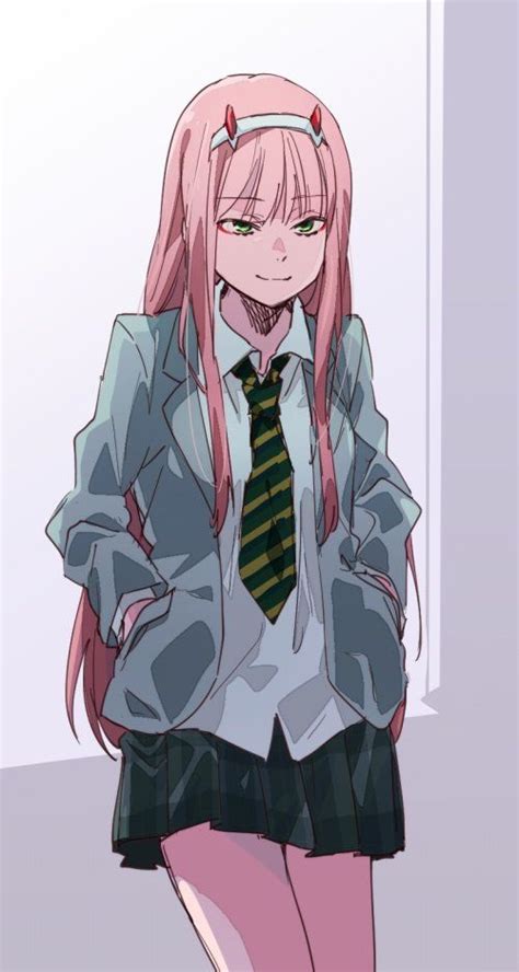 Student Zero Two Art Id 118911 Art Abyss