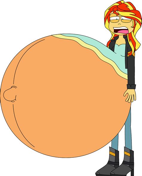Sunset Shimmers Belly Is About To Explode By Angrysignsreal On Deviantart