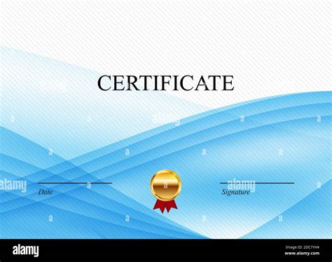 Certificate Template Background Award Diploma Design Blank