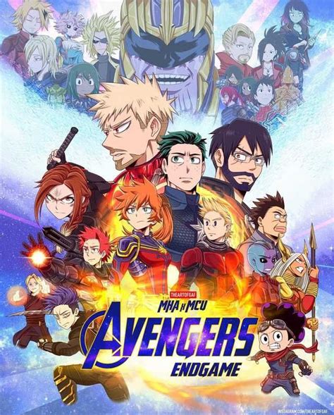 My Avengers Academia Imgur Anime Crossover My Hero Academia