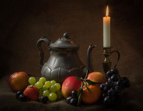 Teapot Still Life Photograph by Elaine Nash
