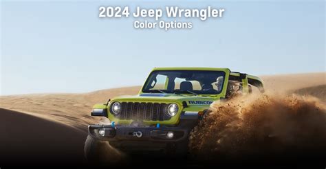 Exploring The 2024 Jeep Wrangler Color Options Ray Cdjr Blog