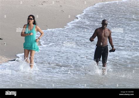 Djimon Hounsou And Kimora Lee Simmons Spending Their Holidays On The