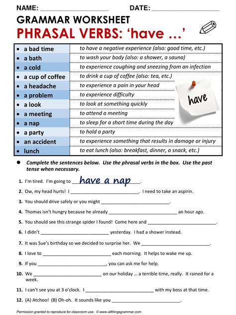 Grammar Worksheets For High School School Worksheets Printable