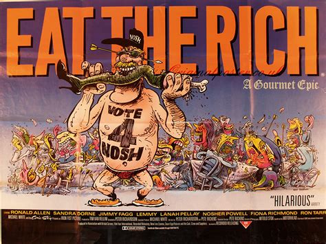 The more cash the better. Eat the Rich, Original Vintage Film Poster| Original ...