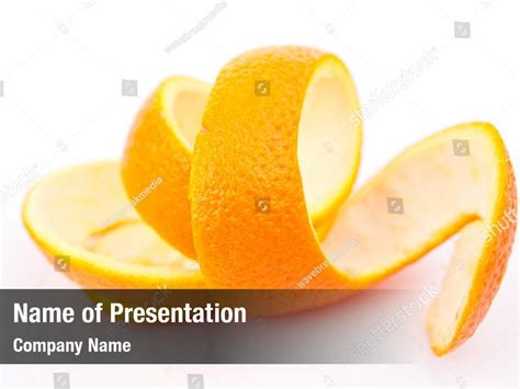 Sugared Oranges Powerpoint Template Sugared Oranges Powerpoint Background