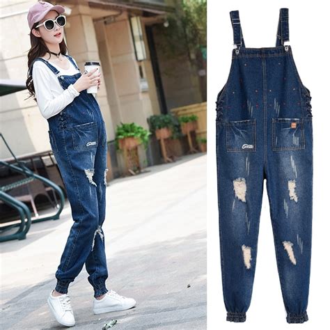 Fashion Maternity Overalls Pants Jeans For Pregnant Women Pregnancy