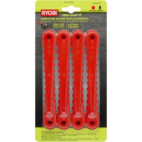 Ryobi Replacement Blades For 3 In 1 For Fixed String Trimmer Head 8