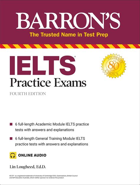 Ielts Practice Exams With Online Audio Book By Lin Lougheed Phd