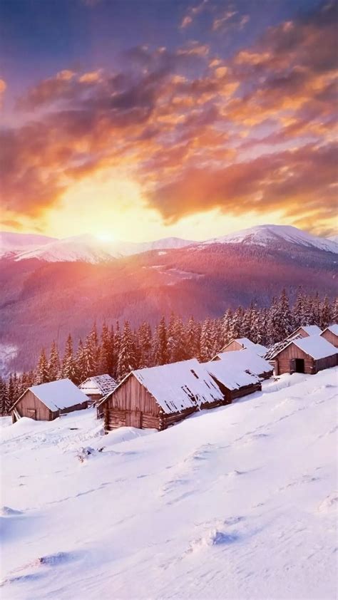 4k Snow Sunset Wallpapers Top Free 4k Snow Sunset Backgrounds