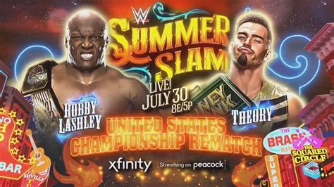 Theory Vs Bobby Lashley US Title Rematch Set For SummerSlam