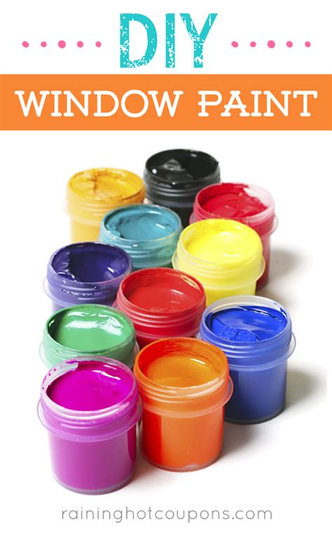 As we are coming out of the winter months and heading into spring, activities for the kids can be harder to find. DIY Window Paint