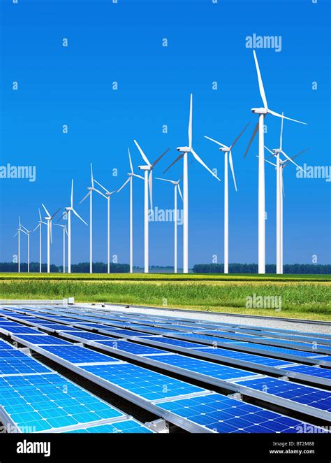 Environmentally Benign Solar Panels And Wind Turbines Generating