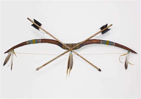 Navajo Beaded Bows And Arrows Southwestern American Weapons Native
