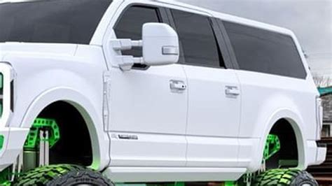 Ford Excursion Makes Digital Comeback For 2023 With Sleazy Makeover