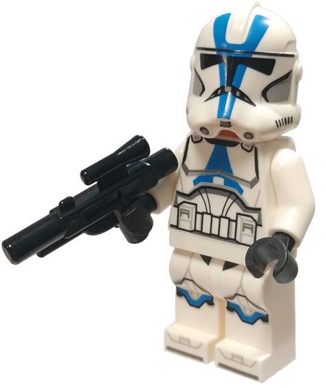 Lego Star Wars 501st Legion Clone Trooper Minifigure Detailed Pattern