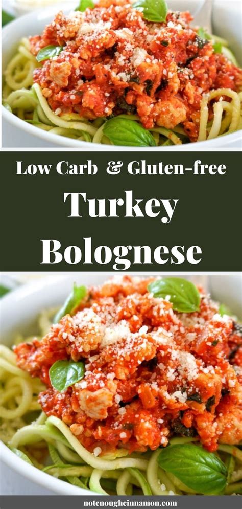 Quick And Easy Turkey Bolognese Recipe With Zucchini Pasta Recipe