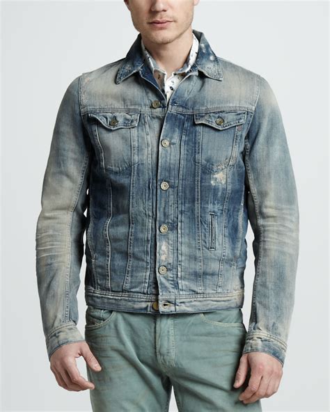 Diesel Denim Jacket Varsity Apparel Jackets