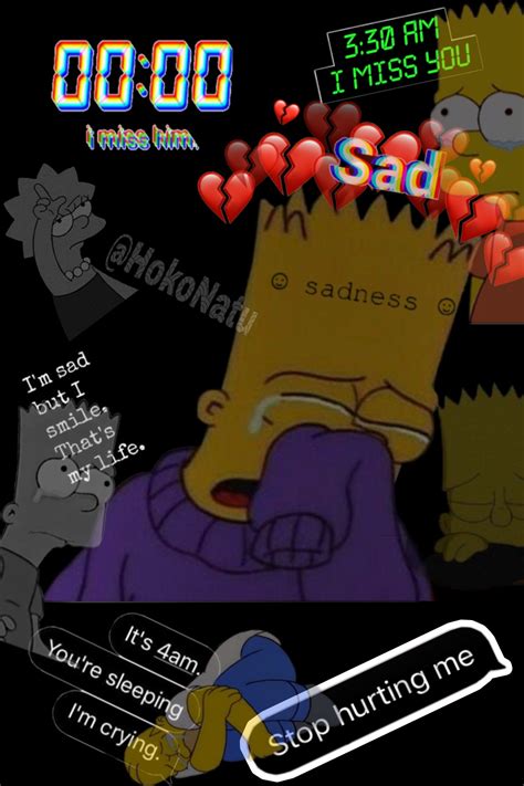 Download wallpaper 1080x1920 marshmello, music, hd, 4k, dj images, backgrounds, photos and pictures for desktop,pc,android,iphones. 1080X1080 Sad Heart Bart - Depressed Bart Simpson ...