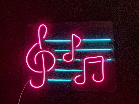 Buy Music Sign Neon Sign 10x18 Inches Neon Led Light Decorative