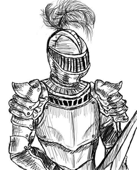 Day 49 Knightly Knight Drawingsketch I 365 Art Knight Drawing Armor Drawings Armor Drawing