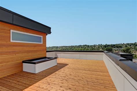 Rooftops Deck Rooftop Deck Home Builders Open Space
