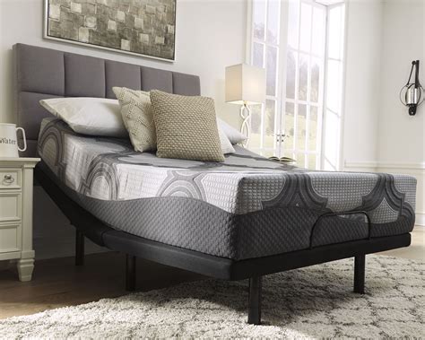 At ashley homestore, we celebrate being home with you. 12 Inch Ashley Hybrid - Gray - King Mattress & Adjustable ...