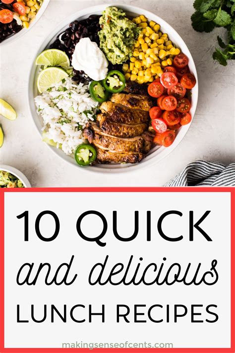 Quick Lunch Recipes That Will Make Your Day Easier Lunch Recipes