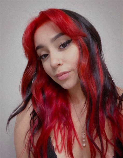 Alt Hair In 2021 Red Hair Inspiration Red Hair Streaks Red Hair Inspo