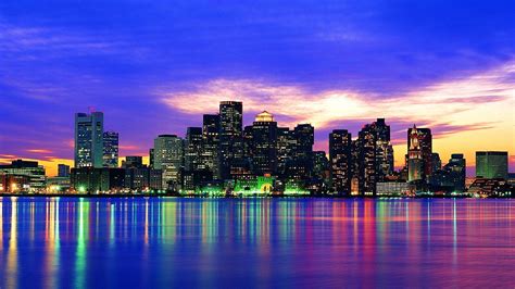 Boston Skyline Wallpapers Wallpaper Cave