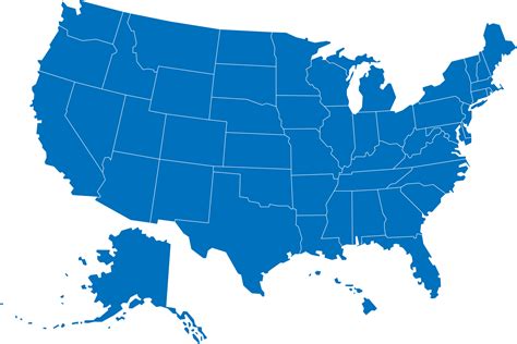 Mapa Politico De Estados Unidos De America 13836232 Png