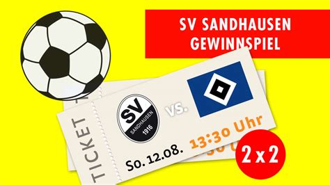 Gewinnspiel 2x2 Tribünen Karten Für Sv Sandhausen Heimspiel Gegen Hamburger Sv Zu Gewinnen Region
