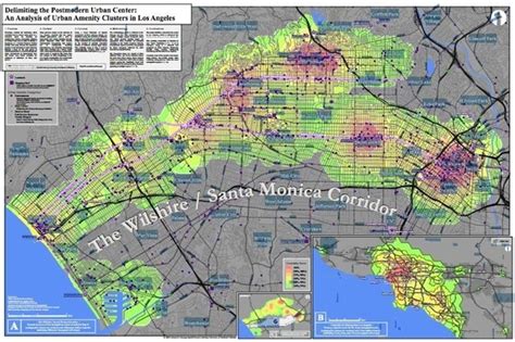 The Strong Core Theory Of Los Angeles Urban Center Geography Urban