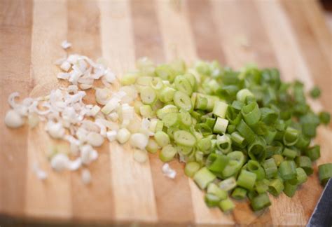 Chopped Spring Onions Free Stock Image