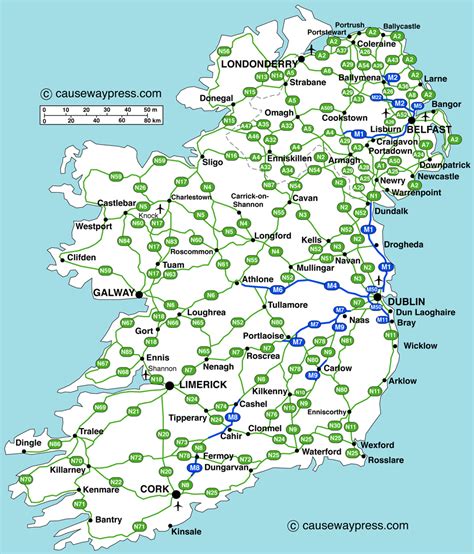Tourist Map Ireland