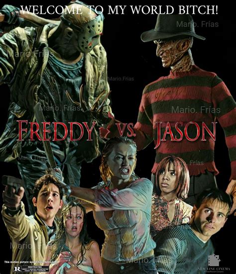 Freddy Vs Jason 2003 Horror Movie Slasher Fan Made By Mario Frías