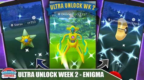 Rare Shinies Top 5 Tips Enigma Week Shiny Deoxys Unown And Lunatone